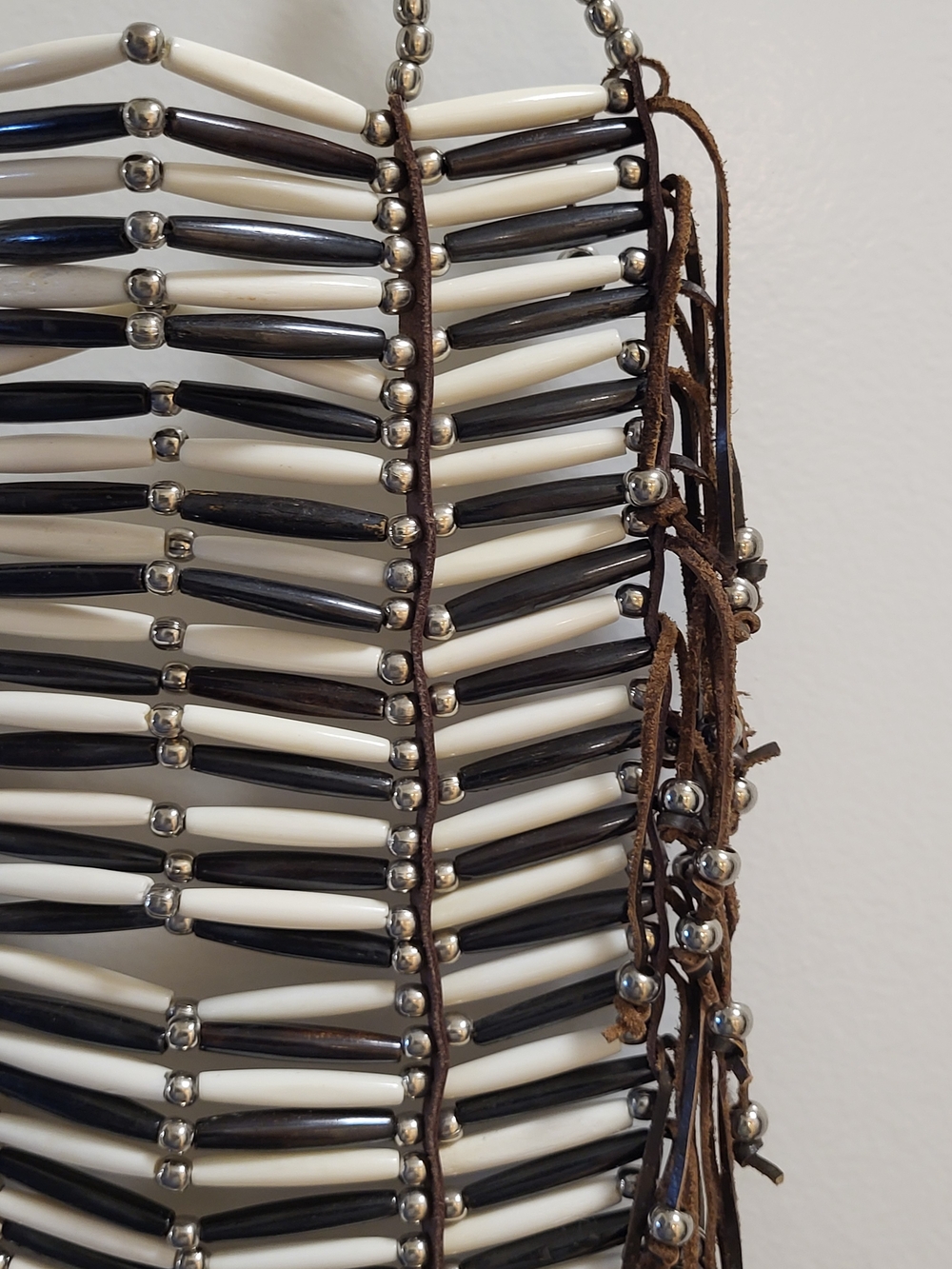 Handmade Beaded 36 Row Plains Indian Breastplate - Picture 2 of 6